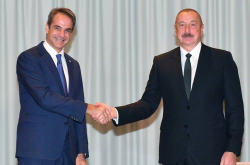 İlham Əliyev Sofiyada Yunanıstanın Baş naziri ilə görüşüb