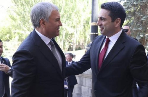 Ermənistan parlamentinin sədri Rusiyaya gedəcək