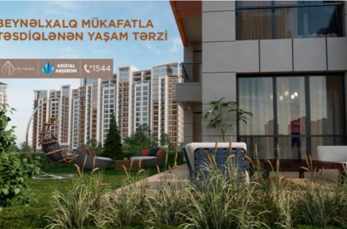 “City Garden Narimanov” layihəsinin tikintisi sürətlə davam edir