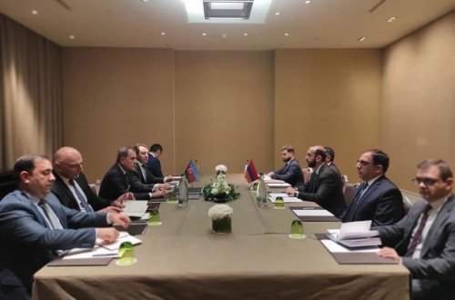 Cenevrədə Ceyhun Bayramovla Ararat Mirzoyan arasında görüş keçirilib - YENİLƏNİB + FOTO/VİDEO