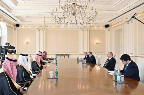 Prezident İlham Əliyev Səudiyyə Ərəbistanının xarici işlər nazirini qəbul edib - YENİLƏNİB