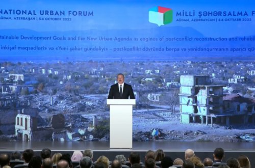 Azərbaycan Prezidenti: “Erməni barbarlığının və vandalizminin miqyası heyrət doğurur”