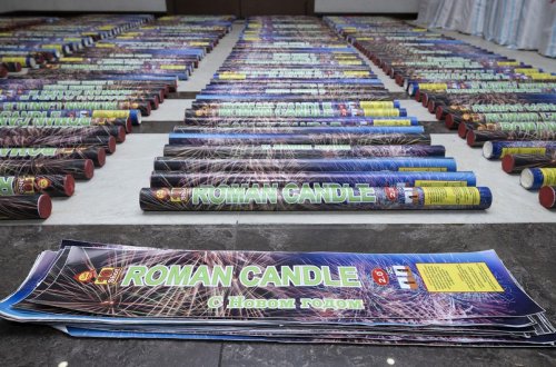 Azərbaycan gömrükçüləri xeyli miqdarda pirotexniki vasitə aşkar edib