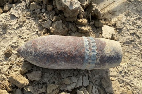 Bakıda top mərmisi tapılıb - FOTO/VİDEO