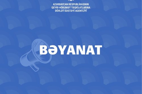 Azərbaycanda fəaliyyət göstərən 734 Qeyri-hökumət təşkilatları Edilli məzarlığı ilə bağlı bəyanat yayıb