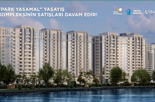 Şəhərin mərkəzinə yaxın, göl və bulvar mənzərəli mənzillər! - FOTOLAR