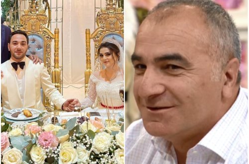 İş adamının müğənni oğlu evləndi - Toydan görüntülər