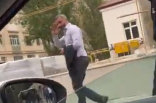 Küçədə Qurban Qurbanovu görən azarkeşdən maraqlı reaksiya - VİDEO