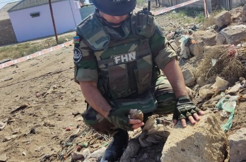 Bakıda qumbara tapılıb