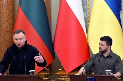 Volodimir Zelenski polşalı həmkarı ilə danışıb