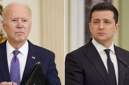 Zelenski Baydenlə Ukraynanın hava hücumundan müdafiəsini müzakirə edib