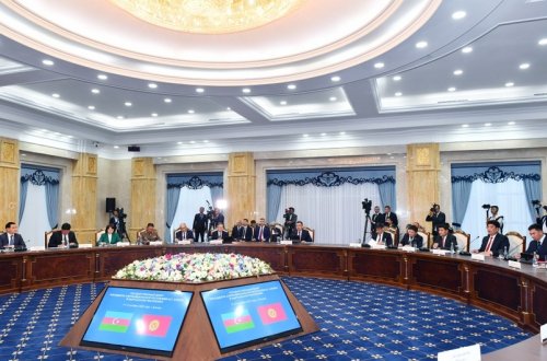 Bişkekdə Azərbaycanla Qırğızıstan arasında Birinci Dövlətlərarası Şuranın geniş tərkibdə iclası olub - YENİLƏNİB
