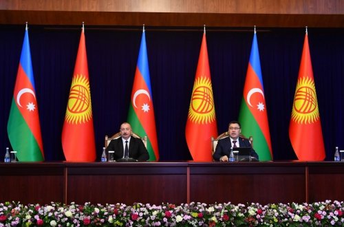 Qırğızıstan Prezidenti: Biz strateji tərəfdaşlığın aktivləşdirilməsi və genişləndirilməsi kursunun dəyişməzliyini təsdiqlədik