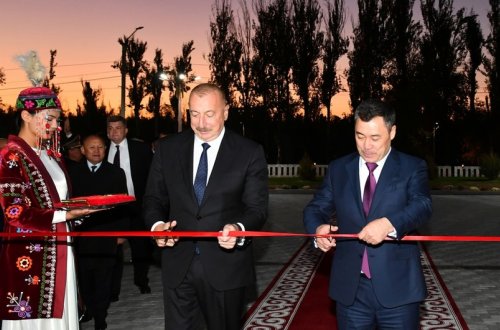 Bişkekdə Qırğızıstan-Azərbaycan Dostluq Parkı açılıb - YENİLƏNİB