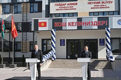 Azərbaycan lideri Qırğızıstan Prezidentinə təşəkkür edib