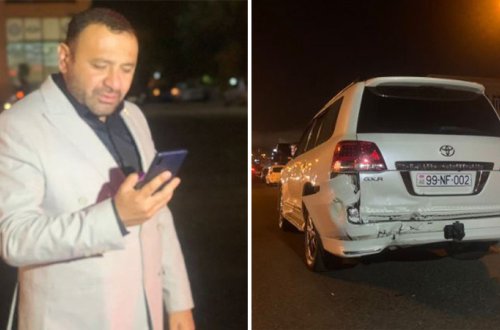 Bakıda tanınmış musiqiçi qəzaya düşdü: Xəsarət alanlar var (FOTO/VİDEO)