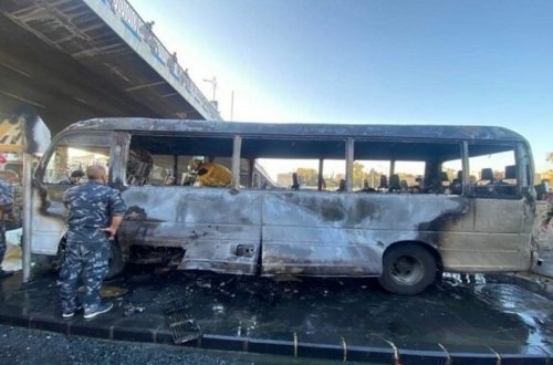 Suriyada orduya məxsus avtobusda partlayış törədilib, 18 hərbçi ölüb