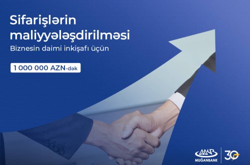 Muğanbankdan yeni biznes kredit məhsulu – Sifarişlərin maliyyələşdirilməsi