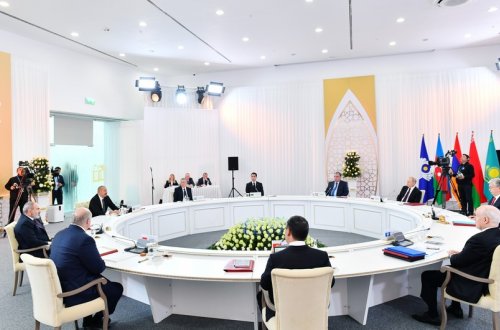 İlham Əliyev MDB liderlərini Ermənistanın təxribatları barədə məlumatlandırıb