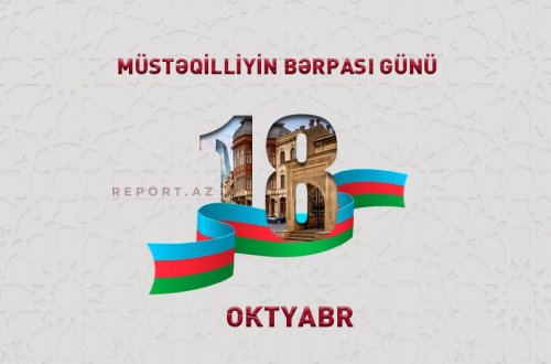 Azərbaycanda Müstəqilliyin Bərpası Günüdür