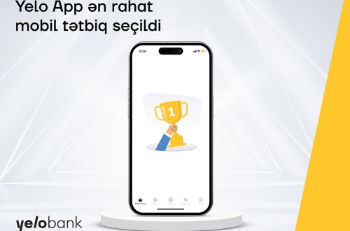 Yelo App ən rahat mobil tətbiq seçildi