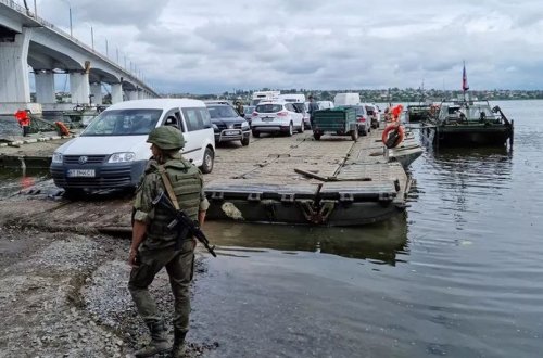 В Херсоне началось организованное перемещение жителей на другой берег Днепра