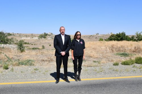 İlham Əliyev və Mehriban Əliyeva Zəngilan rayonunda olublar