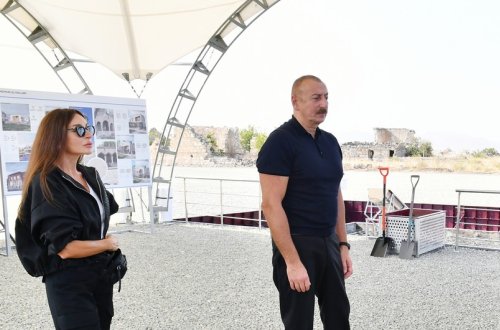 Prezident və birinci xanım Zəngilan Beynəlxalq Hava Limanında yaradılan şəraitlə tanış olub - YENİLƏNİB