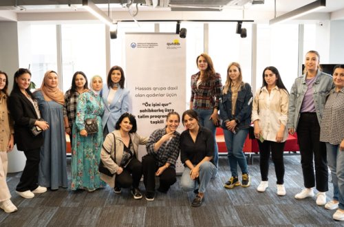 İctimai Birlik xanımlara öz işini qurmağı belə öyrədir (FOTO/VİDEO)