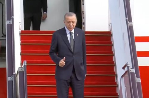 Zəngilan aeroportunu görən Ərdoğandan maraqlı reaksiya - Video