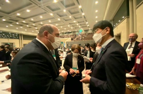 Prezidentin xüsusi nümayəndəsi Yaponiyada ikitərəfli əlaqələri müzakirə edib