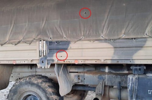 Ermənilər Azərbaycan Ordusunun təminat daşıyan texnikasını atəşə tutub