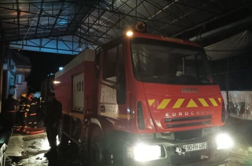 Sabirabadda Mərkəzi Bazardakı yanğının vurduğu ziyanın miqyası məlum olub