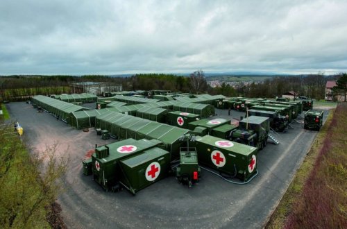 Almaniya Ukraynaya 9 milyon avroya səhra xəstəxanası verəcək