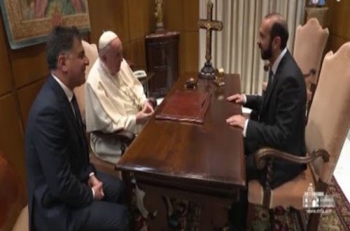 Roma Papası Ararat Mirzoyanı qəbul edib