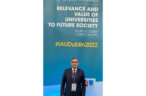 Mingəçevir Dövlət Universiteti beynəlxalq təşkilatın İdarə Heyətində təmsil olunacaq