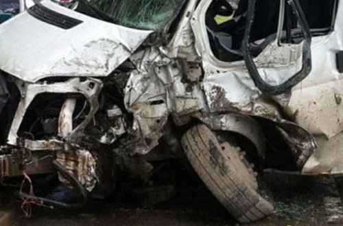 Bakı-Qazax yolunda sərnişin avtobusu aşıb, yaralananlar var