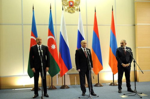 Bu gün Soçidə Azərbaycan, Rusiya və Ermənistan liderlərinin üçtərəfli görüşü keçiriləcək