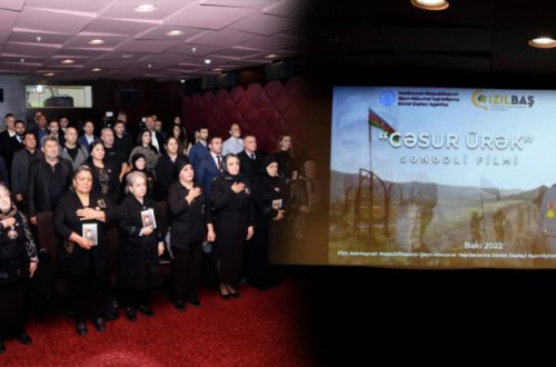 “Cəsur ürək”: Vətən müharibəsi şəhidi haqqında film təqdim edildi – FOTOLAR / VİDEO