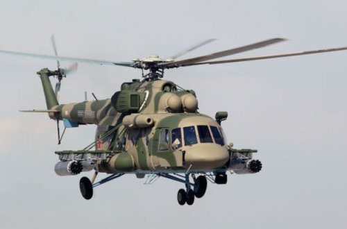 Ukraynada Rusiyanın Mi-8 helikopteri vuruldu - VİDEO