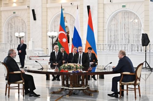 Soçidə Azərbaycan, Rusiya və Ermənistan liderlərinin üçtərəfli görüşü olub - YENİLƏNİB