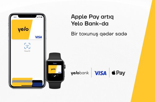 Apple Pay artıq Yelo Bank-da!