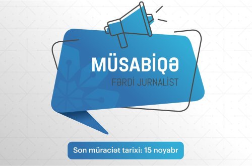 Medianın İnkişafı Agentliyi fərdi jurnalist müsabiqəsi elan edir!