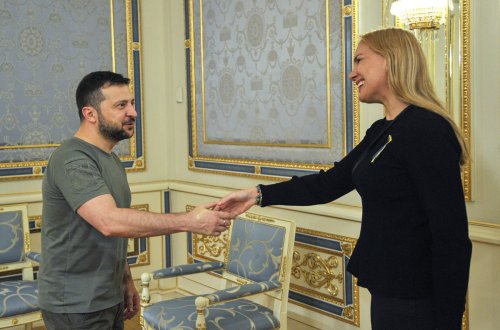 Zelenski Aİ-nin enerji komissarı ilə görüşüb