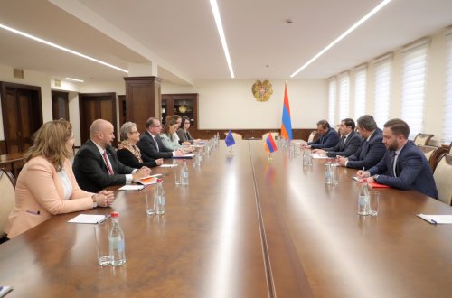 Ermənistan müdafiə naziri Aİ missiyasının rəhbəri ilə görüşüb