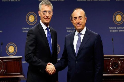 Mövlud Çavuşoğlu NATO-nun Baş katibi ilə görüşüb