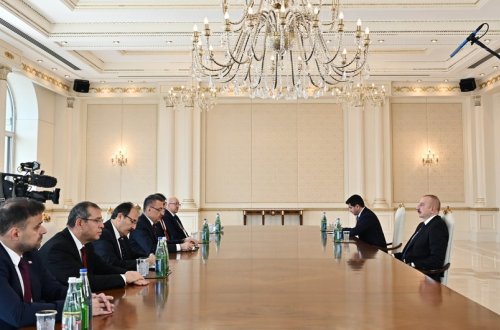 Prezident İlham Əliyev Türkiyənin vitse-prezidentini qəbul edib - YENİLƏNİB