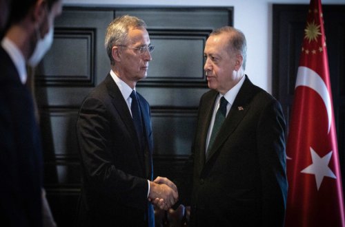 Ərdoğanın İstanbulda NATO Baş katibi ilə görüşü başlayıb