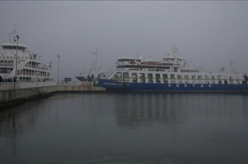 Dardanel boğazından gəmilərin keçidi dumana görə dayandırılıb
