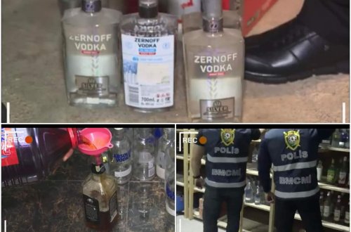 Saxta araq, tekila, viski və konyak 